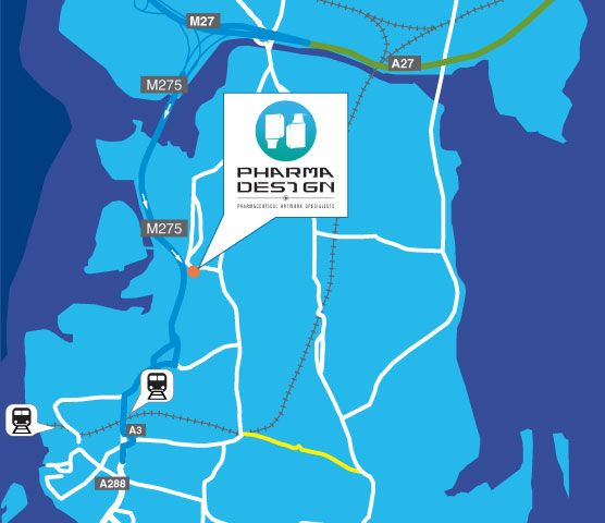 Location Map, Pharma Design